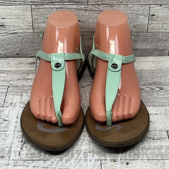 Circus By Sam‎ Edelman Cayden Mint Green  Ankle Strap Sandals Women Size 8M - Picture 2 of 10